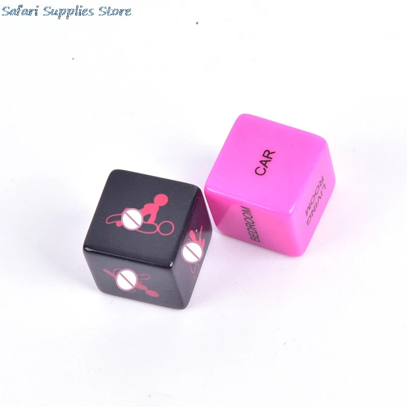 2 Pcs Sex Dice Position and location
