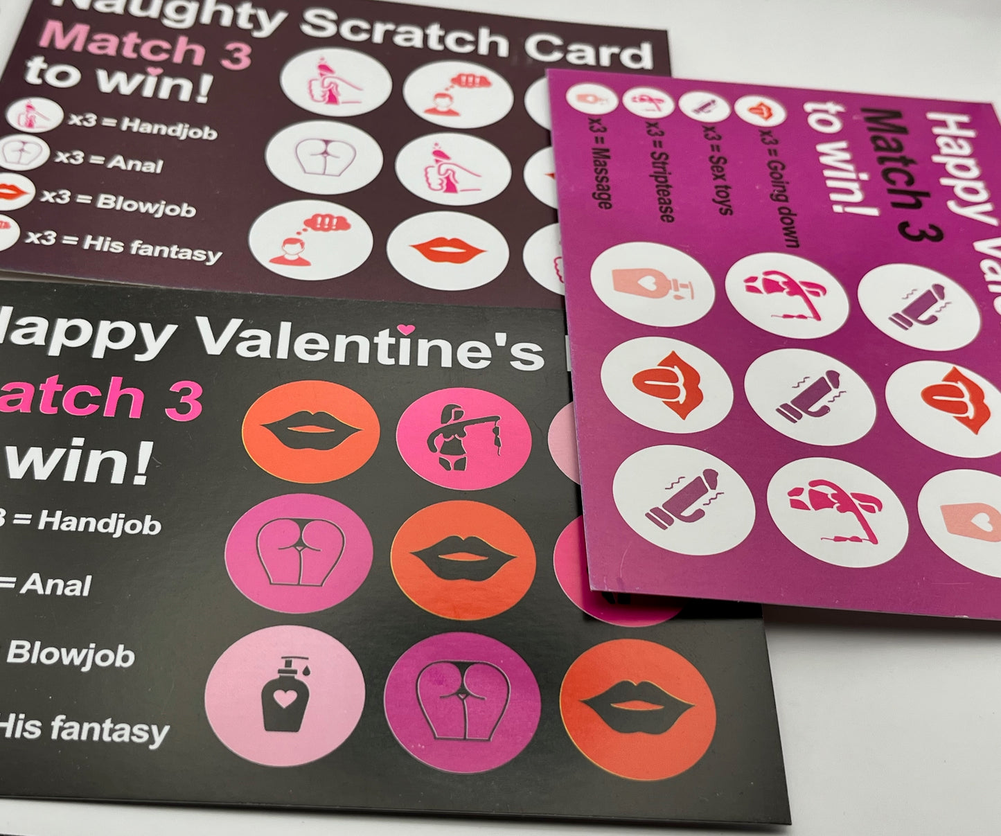Sexy Lottery — Naughty Adult Scratch Off Card Kit